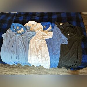 Callaway men’s medium golf polos
